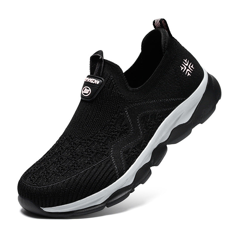 Damen Atmungsaktive Slip-On Sneakers mit flexibler Zwischensohle EB