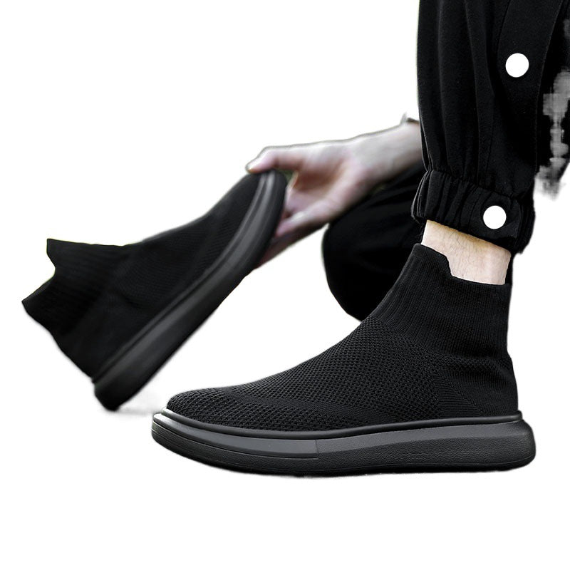 Damen Sockensneaker mit atmungsaktivem Strickdesign und rutschfester Sohle EB