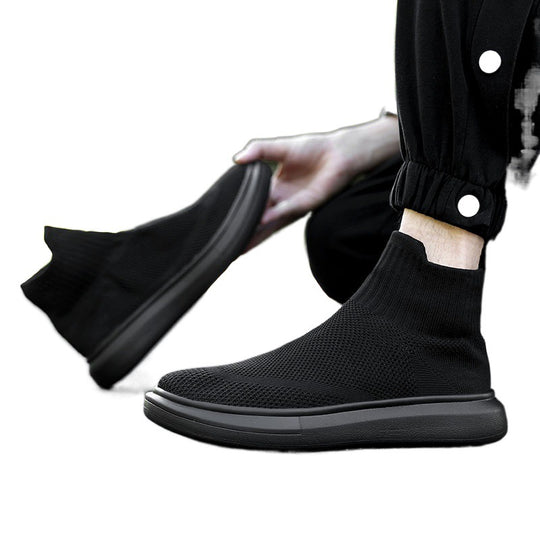 Damen Sockensneaker mit atmungsaktivem Strickdesign und rutschfester Sohle EB