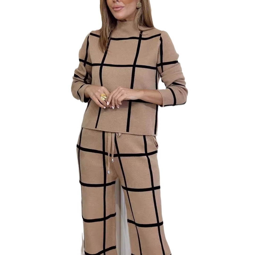 Damen gestreiftes Lounge-Set EB