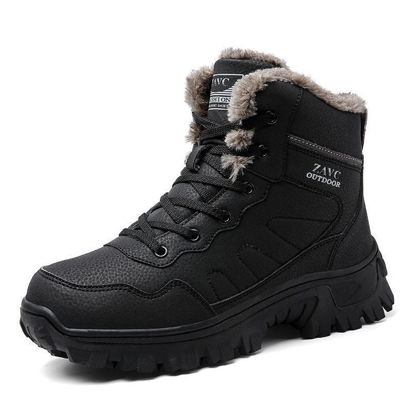 Damen warme Outdoor-Winterstiefel mit isolierender Polsterung und rutschfester Sohle EB