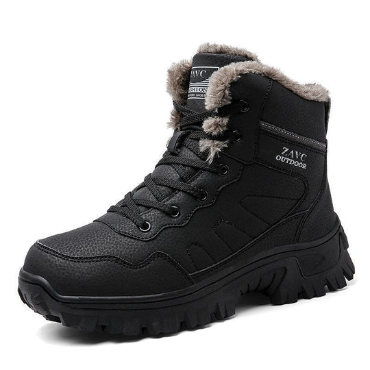 Damen warme Outdoor-Winterstiefel mit isolierender Polsterung und rutschfester Sohle EB