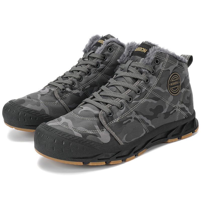 Damen Modische Winterstiefel mit warmem Innenfutter und rutschfester Sohle EB