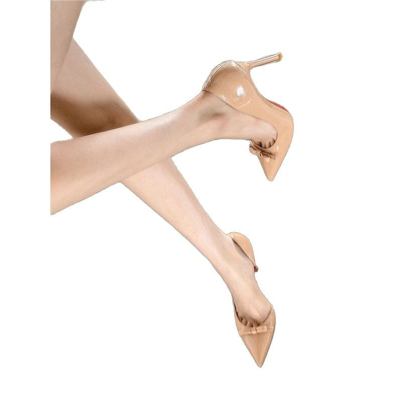 Damen elegante Slingback-Pumps mit dekorativer Schleifenverzierung EB