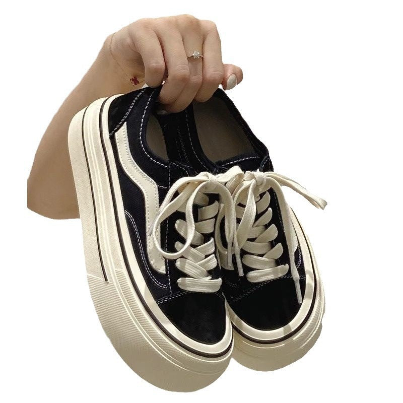Damen Modische Plattform-Sneaker mit robustem Profil und atmungsaktivem Obermaterial EB