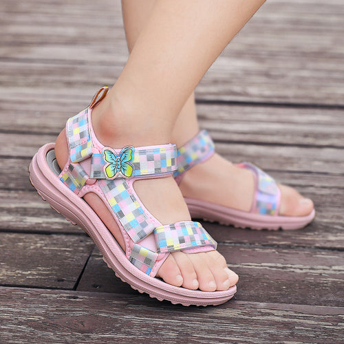 Damen Multifunktionale und atmungsaktive Outdoor-Sandalen mit verstellbaren Riemen EB