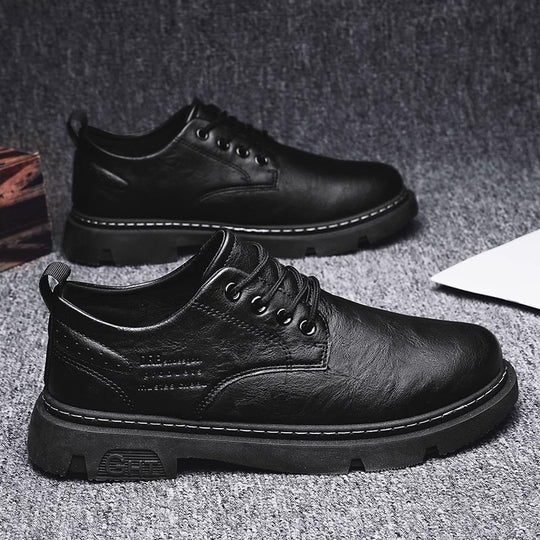 Herren Schnürschuhe aus hochwertigem Leder mit rutschfester Sohle EB
