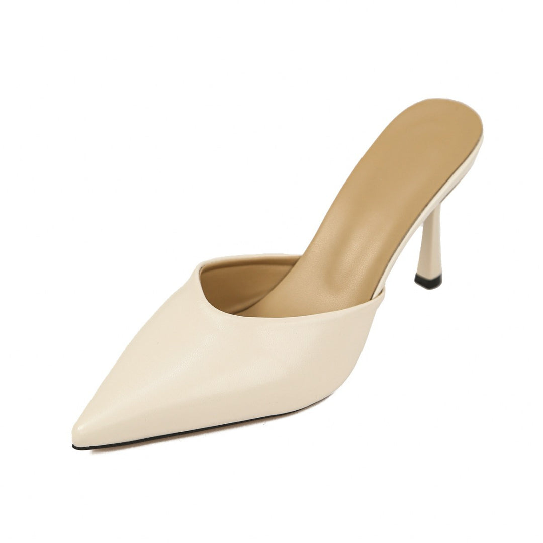 Damen Elegante Slingback-Pumps mit spitzem Zehenbereich und hohem Absatz EB