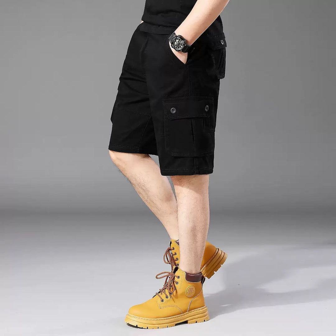 Herren Cargo-Shorts mit einer Vielzahl von praktischen Taschen und verstellbarem Bund EB