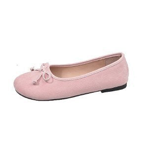 Damen Ballerinas mit feiner Schleifenapplikation EB
