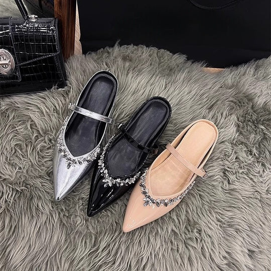 Damen Pumps mit funkelnder Strassverzierung EB