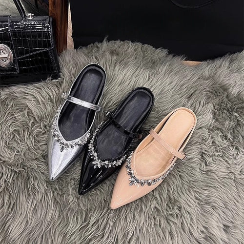 Damen Pumps mit funkelnder Strassverzierung EB
