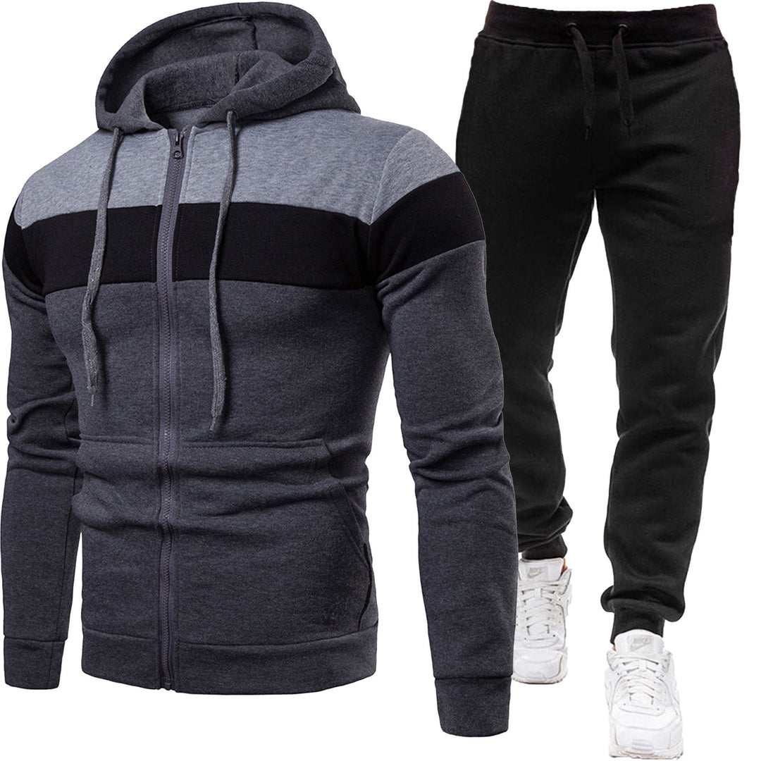 Herren nan zweiteiliges Freizeit-Jogginganzug-Set EB