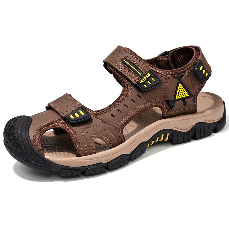 Herren Atmungsaktive Outdoor-Sandalen mit verstellbarem Klettverschluss EB