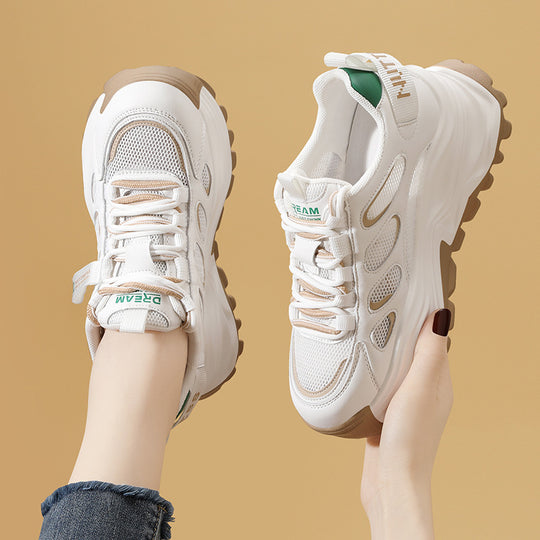 Damen Chunky Sneaker mit dämpfender Sohle und atmungsaktivem Obermaterial EB