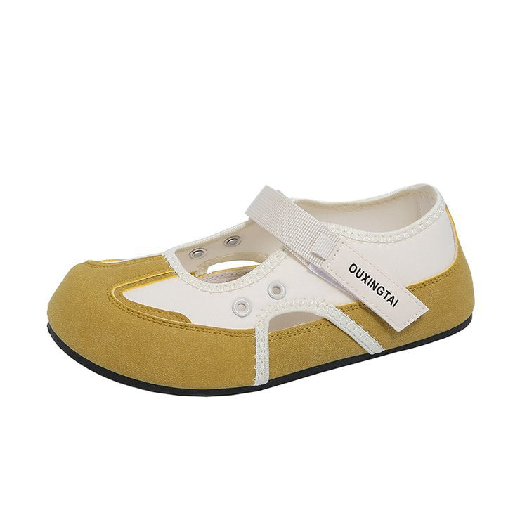 Damen bequeme Freizeitschuhe mit praktischem Klettverschluss und atmungsaktiver Oberflächenstruktur EB