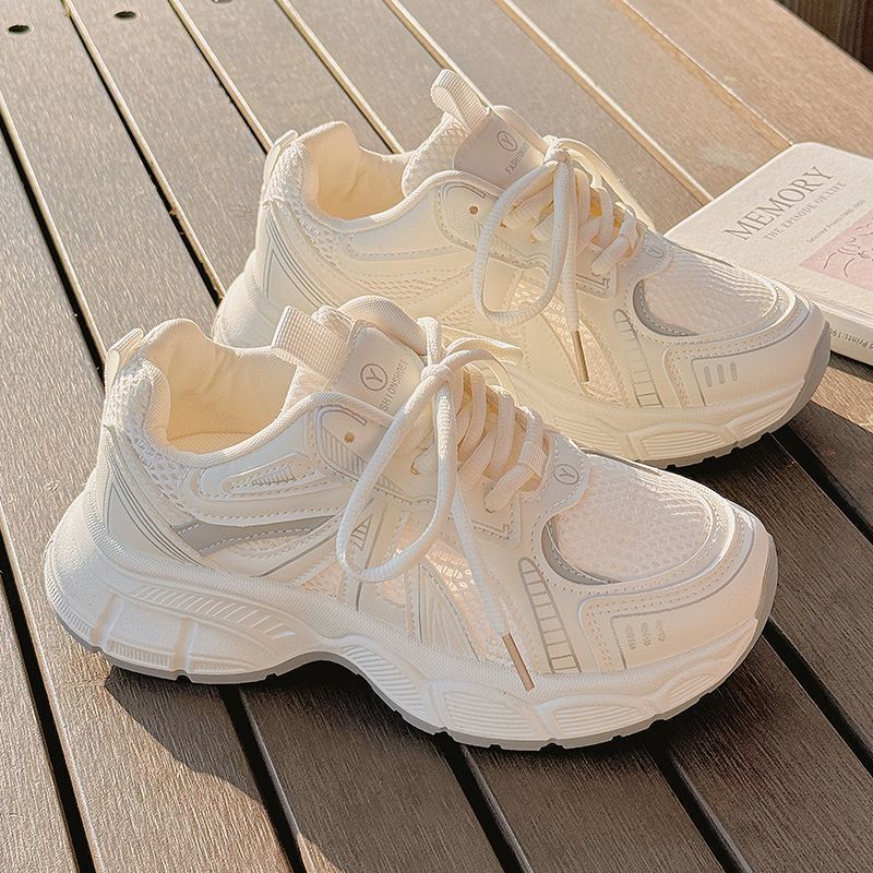 Damen Sportliche Sneakers mit ergonomischer Dämpfung und atmungsaktivem Mesh-Obermaterial EB