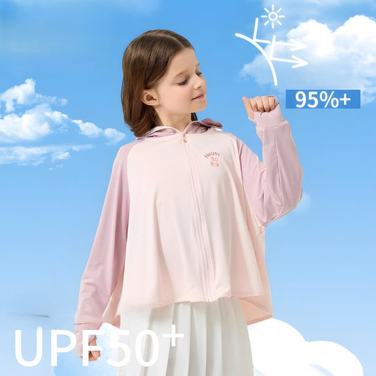 Jungen atmungsaktive Kapuzenjacke mit UV-Schutz EB