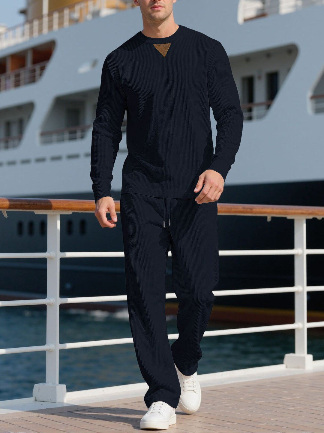 Herren lässiger Pullover und Jogginghose Set EB