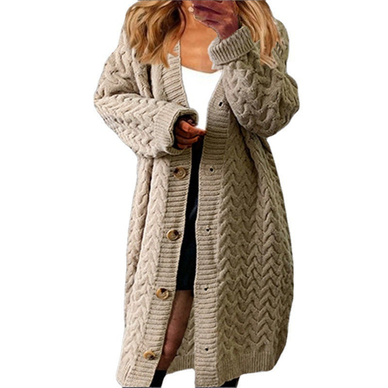 Damen Großer Strickcardigan EB