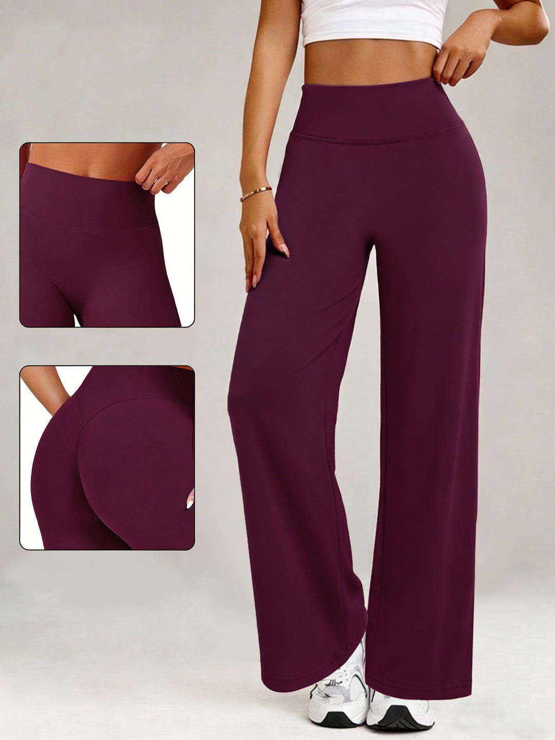 Damen Sportliche Hochbund-Hose EB