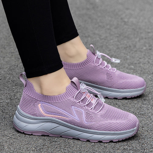 Damen Atmungsaktive Sneaker mit schnellem Schnellschnürsystem EB