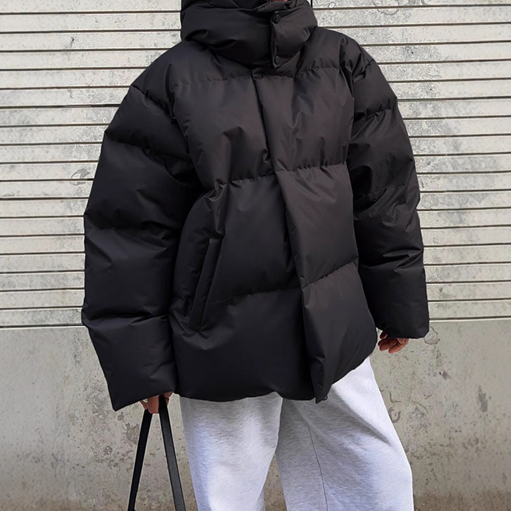 Damen Pufferjacke mit hohem Kragen und seitlichen Eingrifftaschen EB