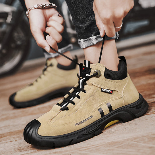 Damen Sportliche High-Top Sneakers mit rutschfester Sohle und dämpfendem Innenmaterial EB