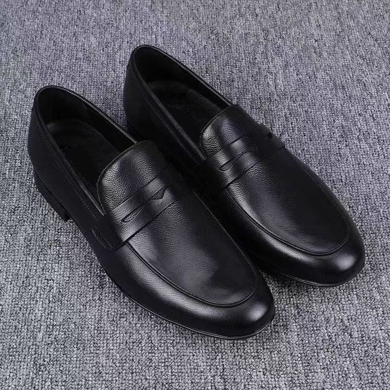Damen Elegante Leder Mokassins mit bequemer Innensohle EB