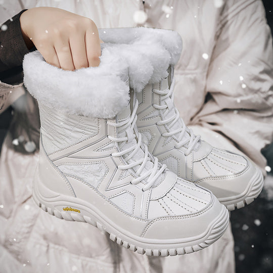 Damen Winterboots mit isolierender Polsterung und rutschfester Sohle EB