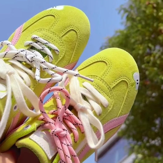 Damen Sneaker mit verspieltem Applikationsdesign und atmungsaktivem Obermaterial EB