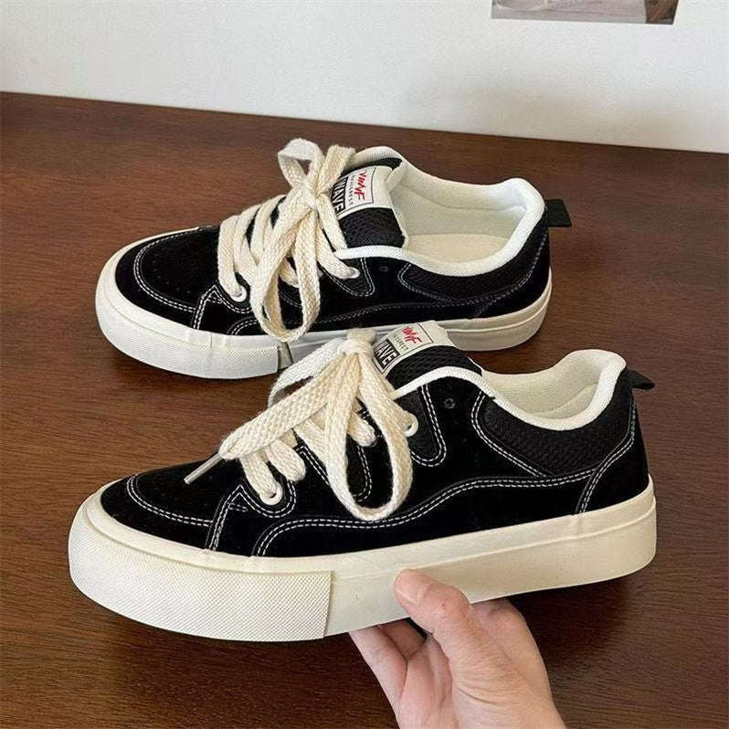 Damen Retro-Lifestyle-Sneaker mit atmungsaktivem Obermaterial und dämpfender Sohle EB