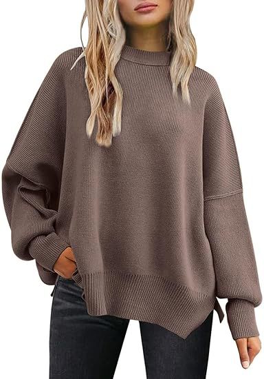Damen lockerer Strickpullover EB