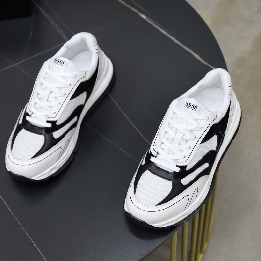 Damen Sportliche Sneakers mit atmungsaktiver Netzstruktur und modernen Akzenten EB