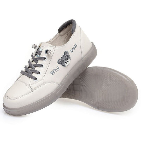 Damen Sneakers mit komfortablem Fußbett und buntem Motiv EB