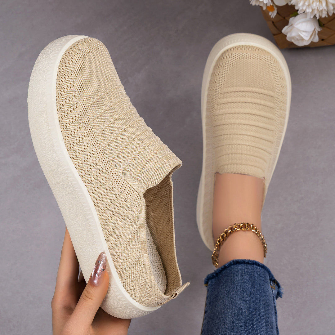 Damen Atmungsaktive und flexible Slip-On Sneakers EB