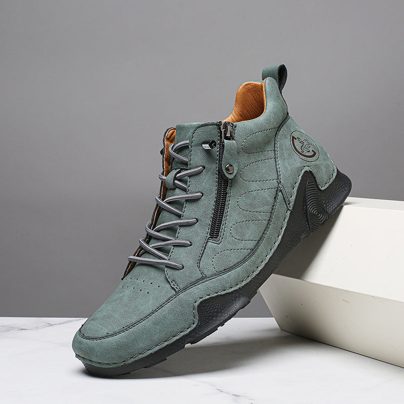 Herren Modische und bequeme High-Top Sneakers mit elastischem Schnürsystem EB