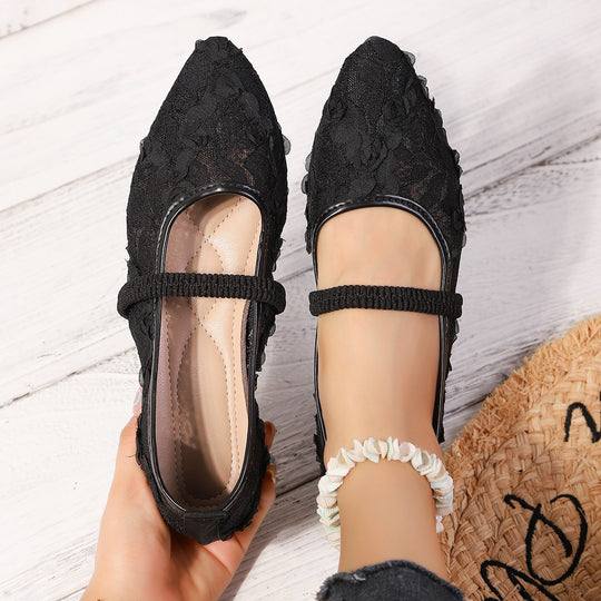 Damen Ballerina Schuhe EB