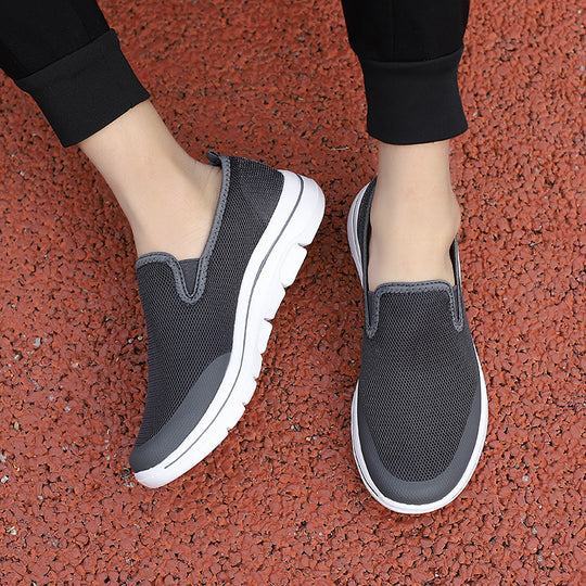 Damen Atmungsaktive Slip-On Sneakers mit Komfortpolsterung EB