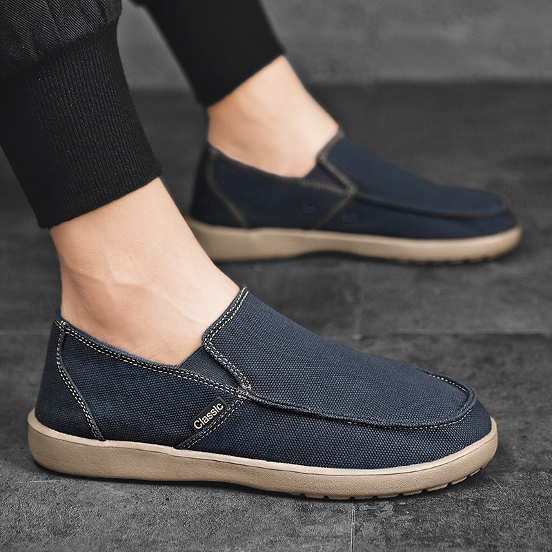 Damen Bequeme Slip-On Schuhe aus atmungsaktivem Material EB