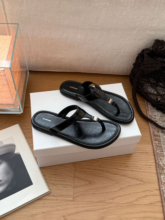 Damen Badesandalen mit modischem Riemendesign und komfortablem Fußbett EB