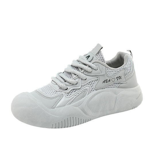 Damen sportliche Sneakers mit atmungsaktiven Mesh-Einsätzen und dämpfendem Sohlenprofil EB