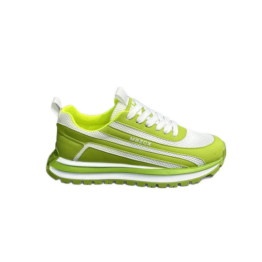 Damen Sportliche Luftdämpfungssneakers mit atmungsaktivem Mesh-Obermaterial EB