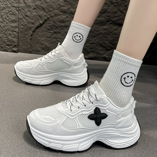 Damen sportive Sneakers mit einzigartigem Komfort und verspielten Akzenten EB