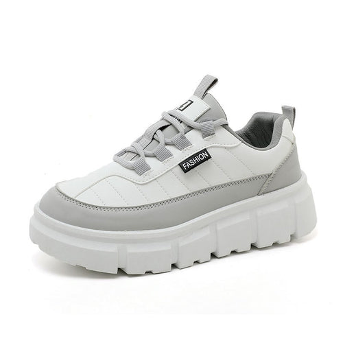 Damen Sportliche Plateau Sneaker EB
