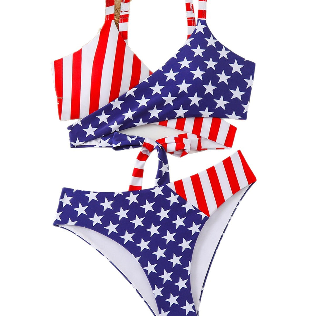 Damen Triangel-Bikini mit innovativem Wickel-Design EB