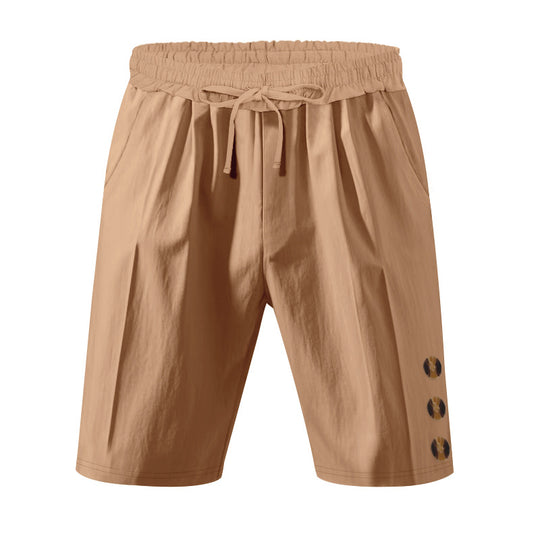 Herren lässige Sport-Shorts mit elastischem Bund und praktischen Seitentaschen EB