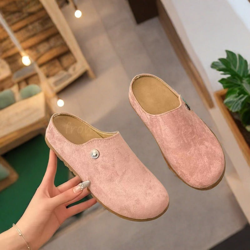 Damen Gemütliche Slipper mit elastischem Einstieg EB