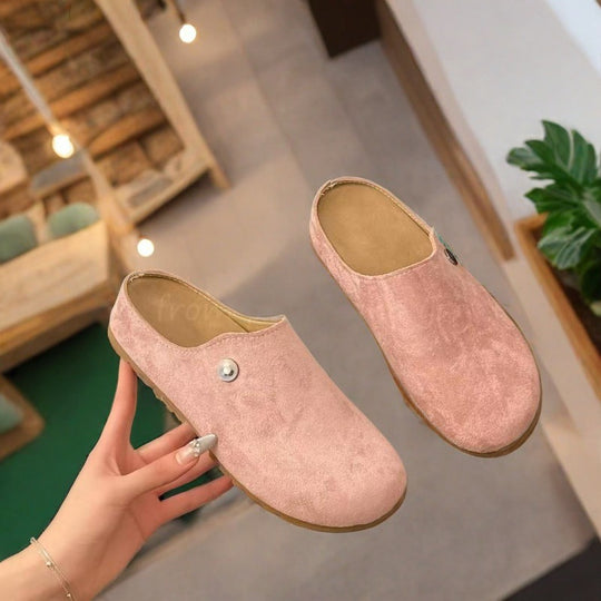 Damen Gemütliche Slipper mit elastischem Einstieg EB