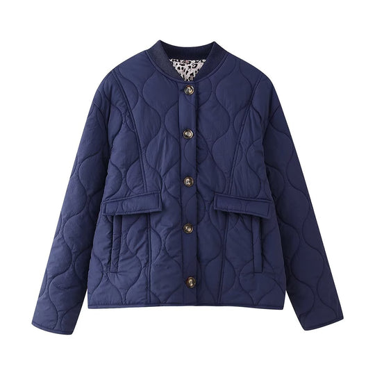 Damen Steppjacke mit strukturiertem Design und praktischen Taschen EB